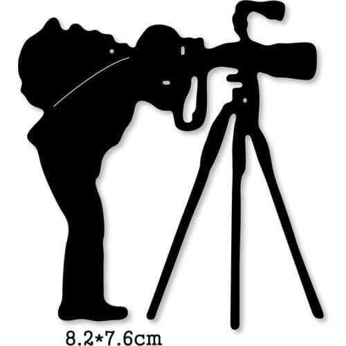 Metal Cutting Dies Men photography 2020 New Crafts Stencil For DIY Scrapbooking Paper/photo Cards Embossing Die