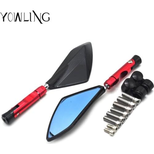 Motorcycle Scooters Racer Rearview Side View Mirror For Yamaha YZF R3 R1 R6 R125 R15 R25 FZ8 FJR XJR SMAX155 NinjaZX-10R ZX-6R