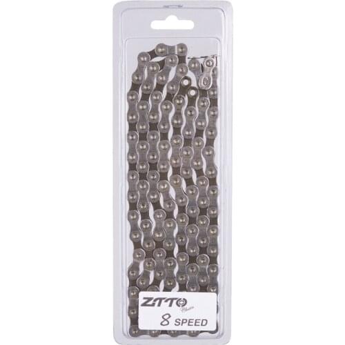 MTB Road Bike Chain For 6 7 8 Speed Silver Bicycle Parts Durable Chains Missing Link Part High Quality Cycling Acessories