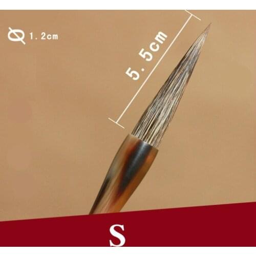 Chinese Calligraphy Pen Set Stone Badger Hair Brush Pen 3pcs/set Chinese Hard Hair Painting Calligraphy Brushes Tinta China