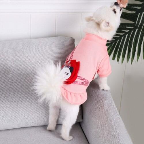 New Cute Panda Dog Dress Winter Pet Coat Garment Warm Puppy Clothes Poodle Maltese Yorkies Bichon Pomeranian Schnauzer Clothing