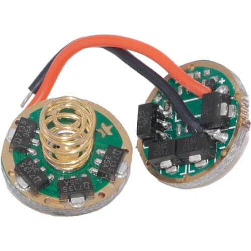 7135x 12 Driver Board 1mode(on/off) 4200mA 4.2A 17mm DIY Flashlight Circuit Board driving for T6/U2/XM-L2 U3/XP-L V5 V3 V2
