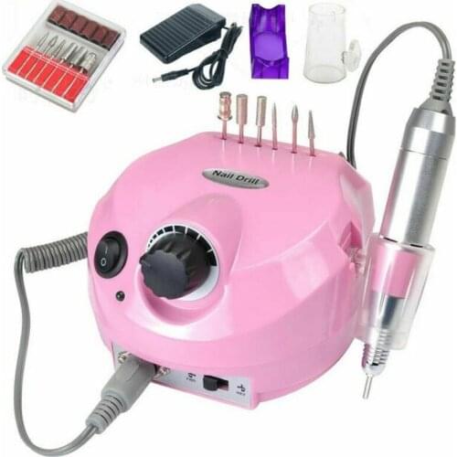 35000RPM Professional Electric Nail Drill File Bit Machine Pedicure Manicure Kit