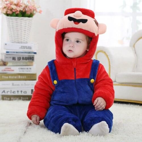Christmas Newborn Baby Boy Romper Winter Cotton Baby Jumpsuit Infant & Toddlers Overalls Unisex Baby Clothes RL11-22