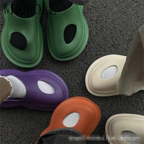 Summer Men Slippers Quick Dry Casual Shoes Beach Sandals Non-slip Slides Massage Slippers Home Bathroom Flip Flops For Women