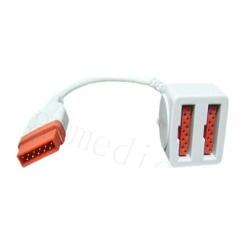 Compatible with GE Pressure Transducer Interface cable , GE 11pin plug to 11pin socket