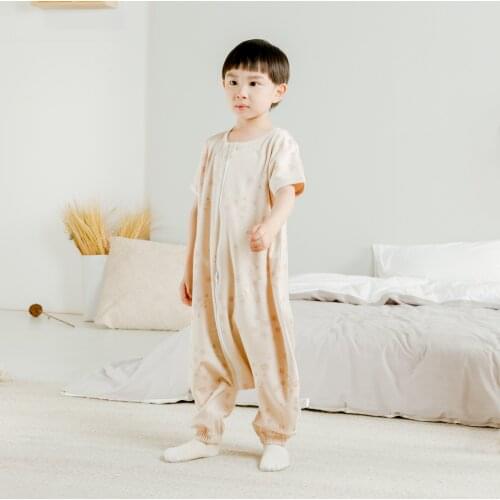 Sleeping Bag Baby Carriage Sack For Newborn Baby Cartoon Pattern Children Bed Play Split Leg Summer Short Anti Tipi Sleepsacks