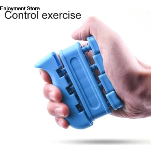 1PC Finger Exerciser Hand Strength Workout Grip Practice for Guitar Bass Piano Player - 4 lbs Medium Tension Weight