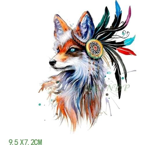 Waterproof Temporary Tattoo Sticker watercolor fox tatto stickers flash tatoo fake tattoos for child girl women