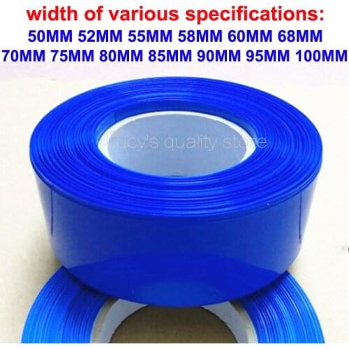 1kg 18650 lithium battery shrink sleeve PVC heat shrinkable tube flame retardant insulating sleeve packaging film