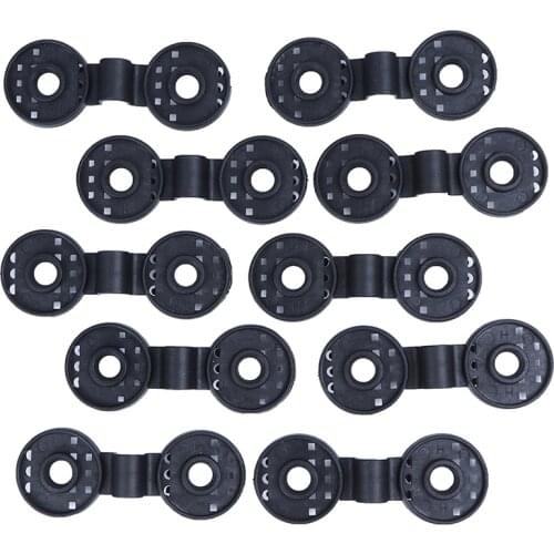 10pcs Black Sunshade Net Clip Garden Tools Greenhouse Shade Cloth Clips Plastic Instant Grommet Fence Shading Net Clips