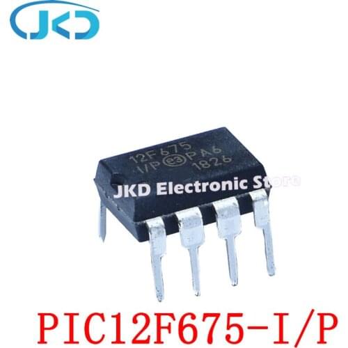 5pcs/lot 100% New PIC12F675-I/P PIC12F675 12F675 DIP-8 Chipset