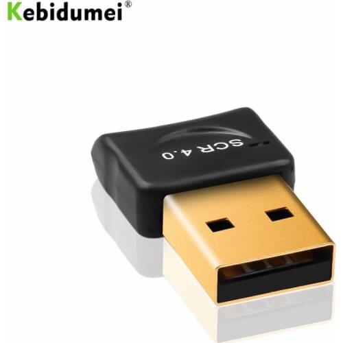 Kebidumei Wireless USB Bluetooth Adapter 4.0 Bluetooth Dongle Music Sound Receiver For Computer PC Laptop USB Bluetooth Adapter