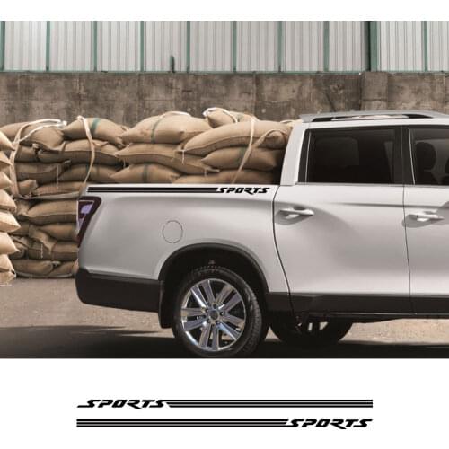 Pickup Rear Trunk Side Decals For Ssangyong Musso Car Stickers Truck Sports Graphics Vinyl Decor Covers Auto Tuning Accessories