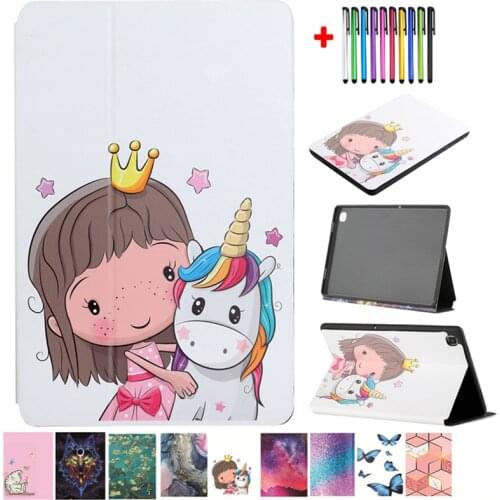 Girls Unicorn Tablet For Lenovo Tab M10 X505X X605X Case For Lenovo Tab M10 FHD Plus Case 10 3 TB-X606F X606X Cover Funda Para