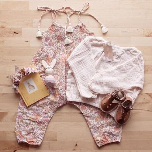 Pudcoco Newborn Baby Girl Romper Summer Infant Kids Sleeveless Floral Jumpsuit Outfit Playsuit Girls Casual Outfits