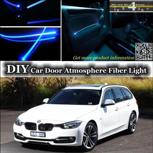For BMW 3 M3 F30 F31 F34 interior Ambient Light Tuning Atmosphere Fiber Optic Band Lights Door Panel illumination (Not EL light)
