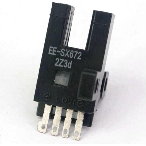 5PCS NPN DC5-24V 100mA Slotted Optical Switch EE-SX672 5MM Photoelectric sensor