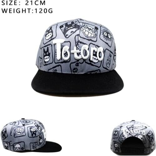 MY NEIGHBOUR TOTORO Casual Baseball Hats Canvas Hip Hop Cap Snapback Adult Unisex Trucker Sun Hat Adjustable Cosplay Golf Caps