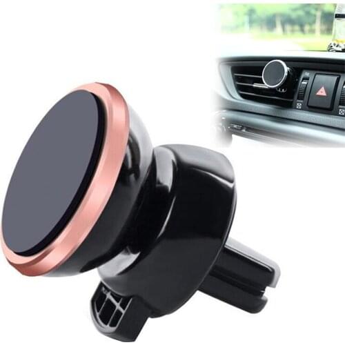 Magnetic Phone Holder Magnet Stand Car Air Vent Mount GPS Navigation Mobile Phone Bracket For Samsung IPhone Xiaomi Huawei