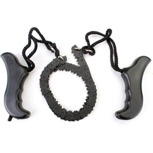Wire Saw Metal Manual Chain Saw Emergency Saw Pocket For Outdoors Emergency Survival Tree Cutting Hunting Hiking