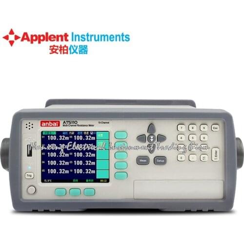 Fast arrival Applent AT5108 portable resistance meter with Multi-channel tester