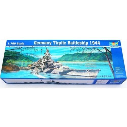 Trumpeter 05712 1/700 German Tirpitz 1944 Battleship plastic model kit