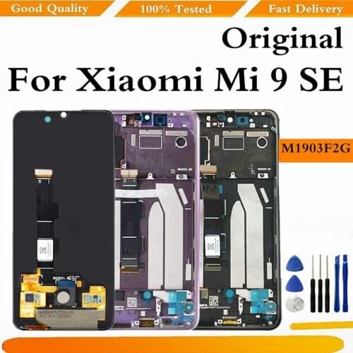 Original LCD For Xiaomi Mi 9 SE LCD Display Touch Screen Digitizer Assembly Replacement For Xiaomi Mi9SE Mi9 SE M1903F2G Screen
