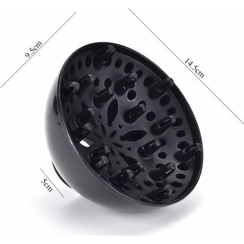 1PC Plastic Blower Hairdressing Salon Hair Curly Dryer Folding Diffuser Cover Black Color UniversalHair Dryer Diffuser