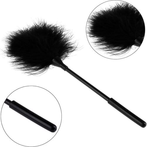 Sex Toy Products 26.5cm Flirt Whip Bird Feather Flogger Bondage Slave Erotic BDSM SM For Couple Women Adult Game