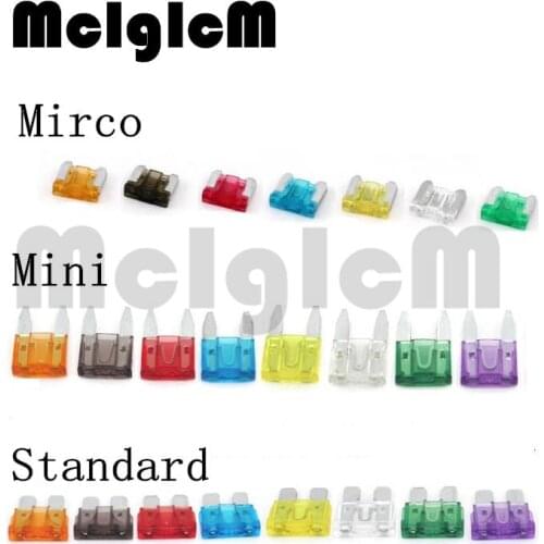 Fuse Car Mini Micro Standard / Medium Fusible Blade 2A 3A 5A 7.5A 10A 15A 20A 25A 30A 35A for Electronic Vehicle Fuse Car
