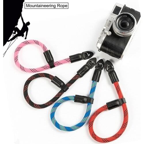 Rope Camera Wrist Strap Wrist Band for Mirrorless Digital Camera Leica Canon Fuji Nikon Olympus Pentax Sony