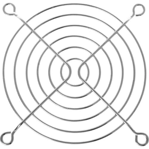 Fan Protection Net Grille 9cm Dia Iron Mesh Safety Grid For Computer Case Fans