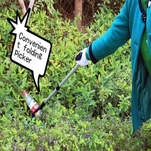 Foldable Garbage Pick Up Tool Grabber Reacher Stick Reaching Grab Extend Reach Folding Grabber Pick Up TOOL Reacher Exten