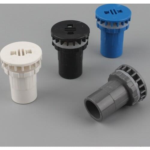 PVC ID 20Mm 1/2 inch 3/4" Fish Connector Tank Drainage Equipment Aquarium Bulkhead Fitting Connector Seafood pool drain Fittings