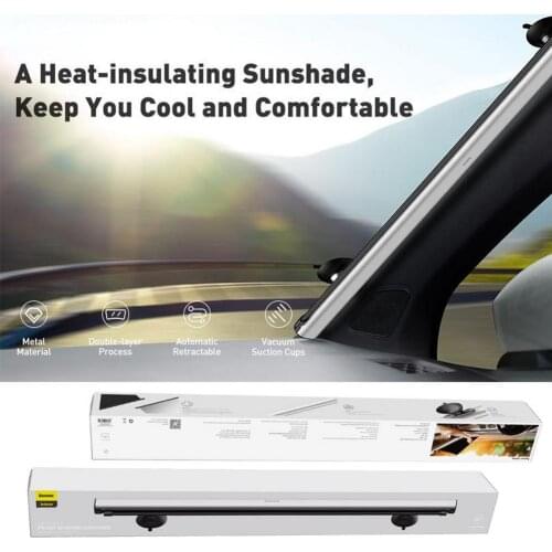 Car Windshield Sunshade Sun Visor Front Window Shade Curtain Automobile Sunshade Cover Car Cool Down And Sunscreen