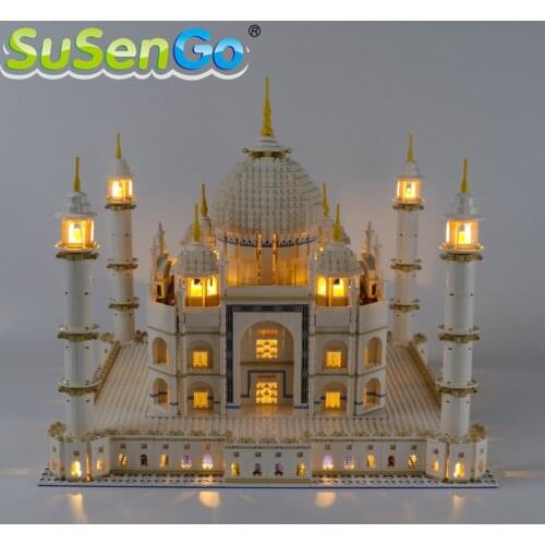 SuSenGo LED Light kit For 10256 Creator Taj Mahal Toy , (Model Not Included)