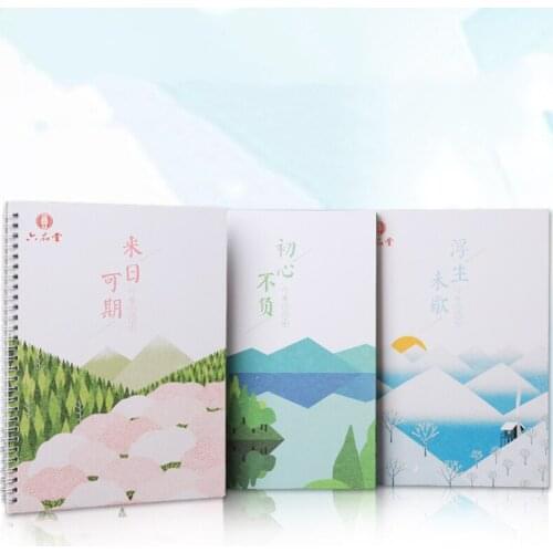 3PCS 3D Chinese Characters Reusable Groove Calligraphy Copybook Erasable Pen Learn Chinese Adults Art Writing Books Quadernos