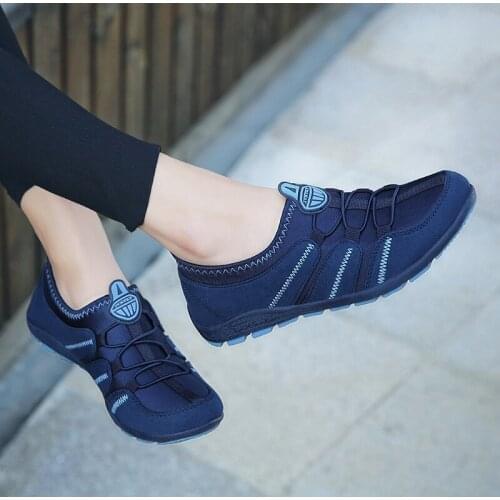 Women Shoes Sneakers 2021 Air Mesh Breathable Socks Shoes Autumn Casual Slip On Ladies Vulcanized Shoes Shallow Female Flats