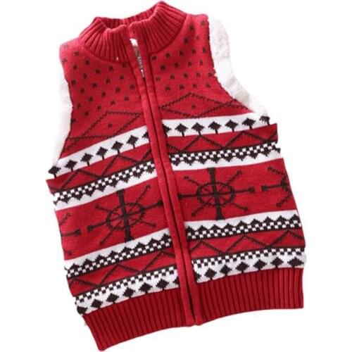 Boys' waistcoat childrens cotton vest childrens sweater Vest