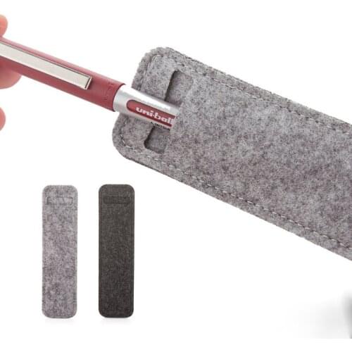 1PCS High quality felt pen bag boxes, pencil pencil case portable travel bag container ball-point pen receive bag