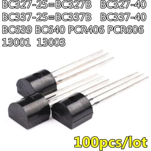 100PCS MJE13001 MJE13003 PCR606J PCR406J 13001 PCR406 13003 r606 r406 606j 406j TO-92 TO92 TRANSISTOR