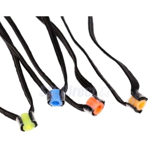 12Pcs MagiDeal Nylon Elastic Tippet Spool Tenders With Elasticity Tippet Rings Fly Fishing Accessories Tools 8.2cm Black