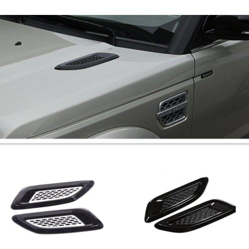 ABS Car Engine Outlet Cover Trim Sticker Fit For Land Rover Freelander 2 Discovery Sport LR4 For Range Rover Evoque Vogue