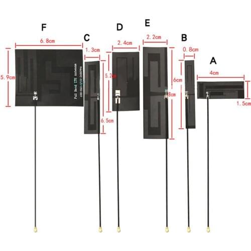 1PC 2G GSM Antenna FPC soft aerial 700-960Mhz 5dbi 6dbi 8dbi internal PCB antenna 60x8mm 65x13mm 68x59mm NEW
