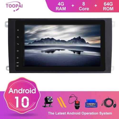 TOOPAI Android 10 For Porsche Cayenne 2003-2010 GPS Navigation Car Multimedia Player Auto Radio HD Screen Wifi 3G/4G Car Radio