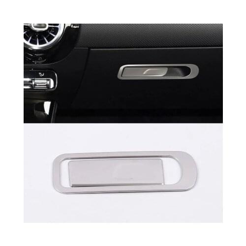 For Mercedes-Benz A-Class W177 2019-2021 Car Styling Interior Glove Box Handle Decoration Cover Trim