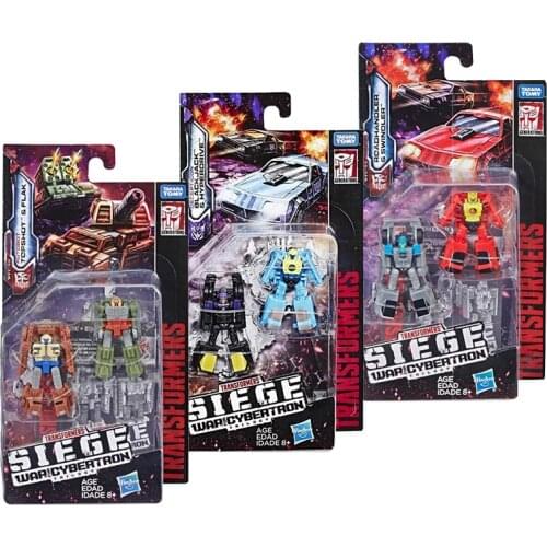 8cm Hasbro Transformers Toys Siege Earth Rise Miniature Warrior Racing Aerospace Action Figure Collection Model Kids Toys