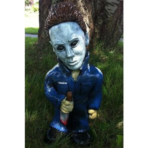 Halloween Garden Gnomes Figurines Polyresin Movie Figurines Garden Home Decoration Gnome Statue Garden Courtyard Ornaments