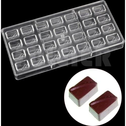 DIY baking pastry tools polycarbonate chocolate mold ,Bakeware plastic chocolate mould Confectionery tools for decorating cakes